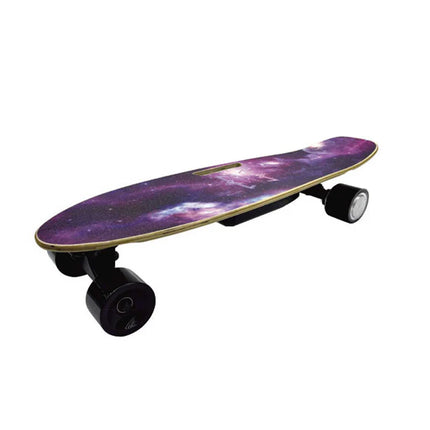All-Terrain Electric Longboard Skateboard (250W) – Wide Maple Deck, 74mm PU Wheels & 15–20° Climb Assist