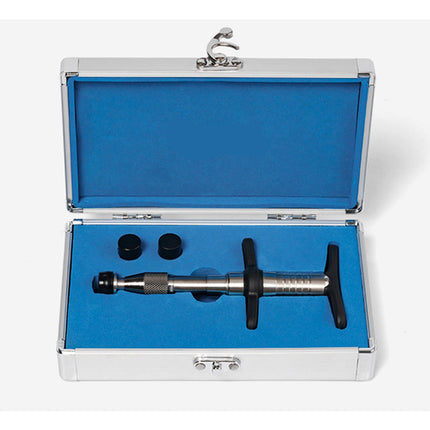 Compact Manual Hand Press Tool Single-Head 80–280N Adjustable Force Silver