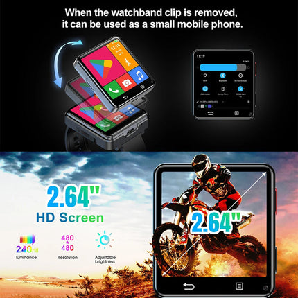 Smart Watch with 1.46 Inch Touchscreen Display, IP68 Waterproof, Fitness Tracking & App Connectivity