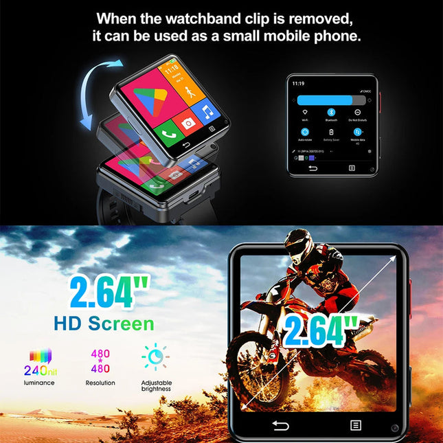 Smart Watch with 1.46 Inch Touchscreen Display, IP68 Waterproof, Fitness Tracking & App Connectivity