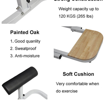 Foldable Home Fitness Bench for Hip Thrusts Glutes and Leg Training