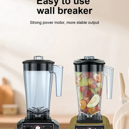 Countertop Blender 3L Adjustable Speed for Smoothies Sauces Ice Crushing Black