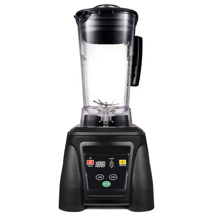 High Capacity Countertop Blender 2200W 2L Button Operated Black