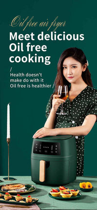 Electric Air Fryer 5L with Adjustable Temperature Rapid Air Circulation 1300W