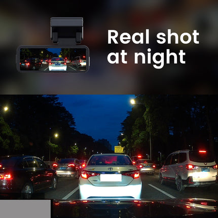 4K Front & 1080P Rear Dual Dash Cam with Night Vision, Loop Recording & Motion Detection