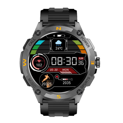Smart Activity & Fitness Watch with 1.43” Display, 260mAh Battery, IP67 Waterproof