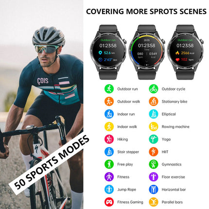 1.55” Smart Watch with IP67 Waterproof, 380mAh Battery & Fitness Tracking – Durable and Stylish Design