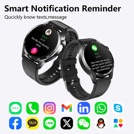 1.55” Smart Watch with IP67 Waterproof, 380mAh Battery & Fitness Tracking – Durable and Stylish Design
