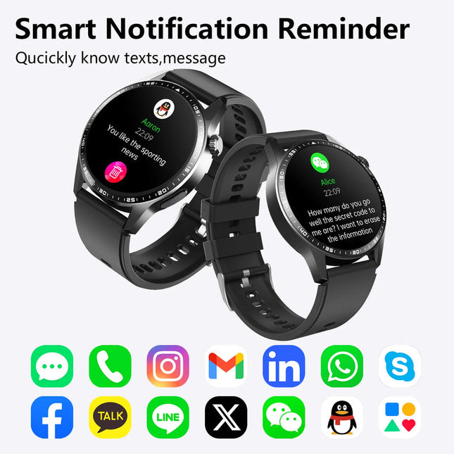 1.55” Smart Watch with IP67 Waterproof, 380mAh Battery & Fitness Tracking – Durable and Stylish Design