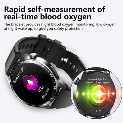 1.55” Smart Watch with IP67 Waterproof, 380mAh Battery & Fitness Tracking – Durable and Stylish Design