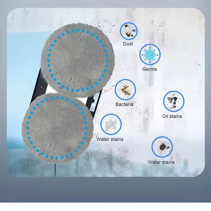 High-Rise Automatic Glass Cleaner Robot with Long-Lasting Battery
