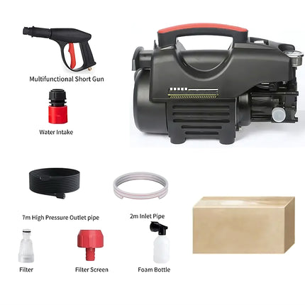 220V Portable Electric Pressure Washer for Cars, Garden & Home Cleaning Tasks