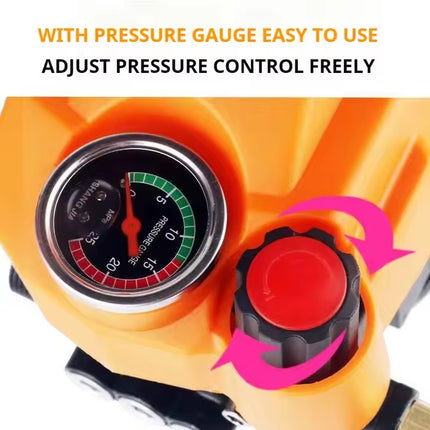 2800W Professional Car Wash Pump with 12MPa Pressure & Durable Induction Motor