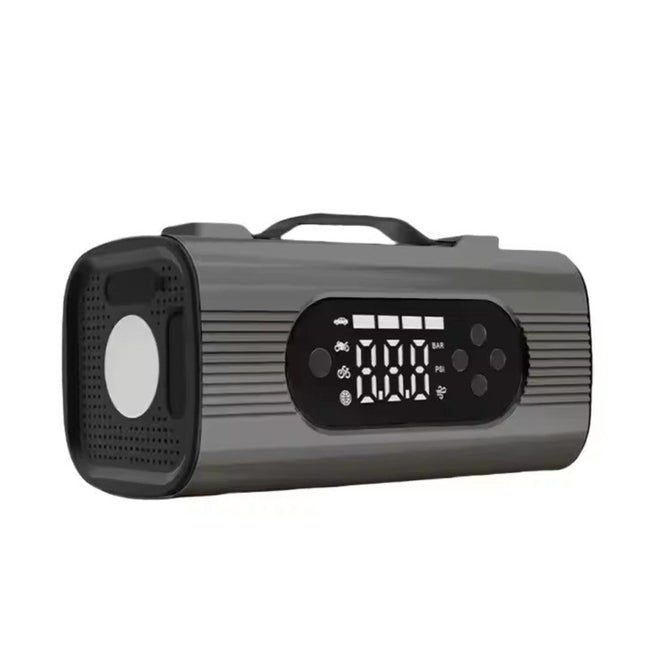 12000mAh 8-in-1 Car Emergency Jump Starter & Power Bank with 600A/1000A Boost and Tire Inflator