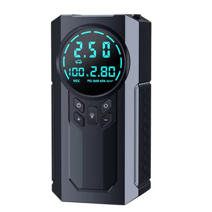 2-in-1 Portable Digital Tyre Inflator & 6000mAh Emergency Power Bank with Fast 30L/Min Airflow