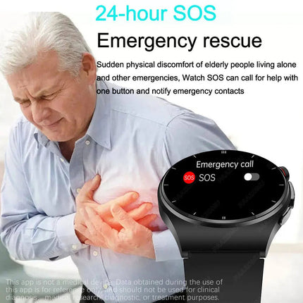 Fitness Smartwatch with 128MB Memory, HealthWear App, 22mm Adjustable Strap