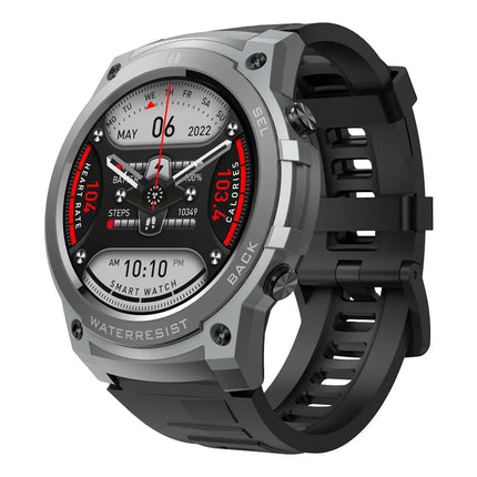 Touch Screen Smart Watch with Fitness Tracking and IP68 Waterproof