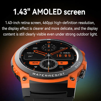 Touch Screen Smart Watch with Fitness Tracking and IP68 Waterproof