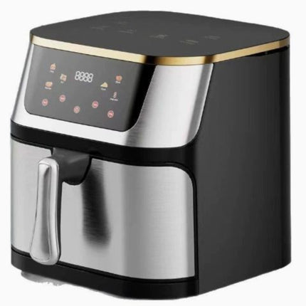 10L Digital Air Fryer with Touchscreen Controls – Grey Stainless Steel Finish