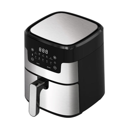 5L Large Capacity Stainless Steel Air Fryer – Compact Design for Family Cooking