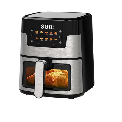 5L Digital Air Fryer with Colour Touch Screen, Low Noise Operation and Compact Design