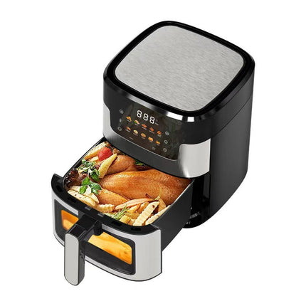 5L Digital Air Fryer with Colour Touch Screen, Low Noise Operation and Compact Design