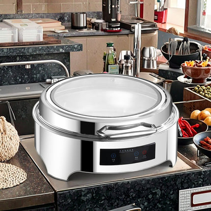 Commercial Buffet Chafing Dish with Electric Heating and Stainless Steel Body
