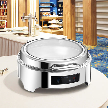 Commercial Buffet Chafing Dish with Electric Heating and Stainless Steel Body