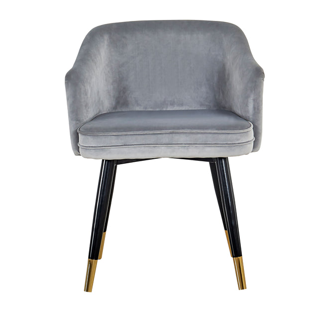 Light Luxury Fabric Arm Chair for Dining Room and Home Bar Use