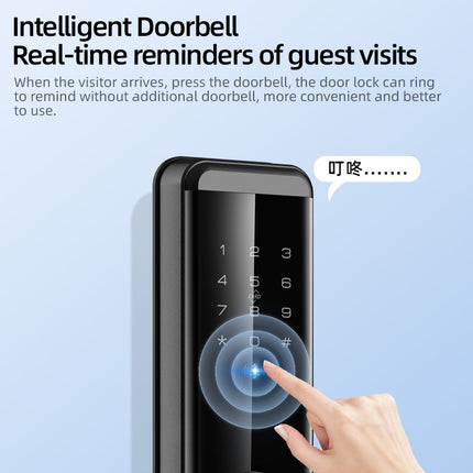 Smart Digital Fingerprint Door Lock with Camera Bluetooth WiFi App Access 5050 Mortise