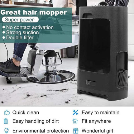 Smart Infrared Hair Salon Vacuum Cleaner 1200W Automatic Hair Dust Bin
