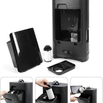 Smart Infrared Hair Salon Vacuum Cleaner 1200W Automatic Hair Dust Bin