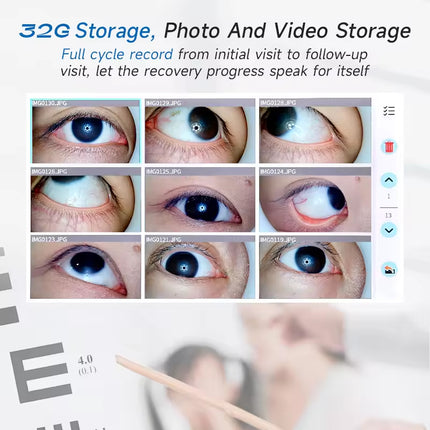 11" Digital Iriscope Eye Skin & Hair Analyzer with HD Camera and LED Light
