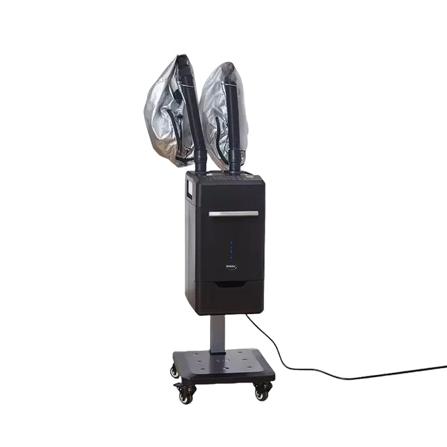 Portable 2-Head Hair Steamer Hood Oil Support Machine for Home and Salon Use