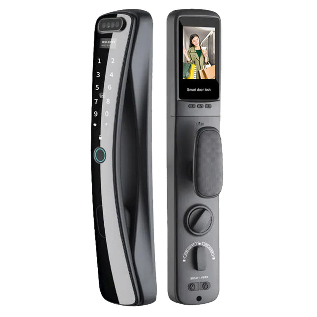 Digital Door Lock with Biometric Access, Smartphone Control & Intercom Function