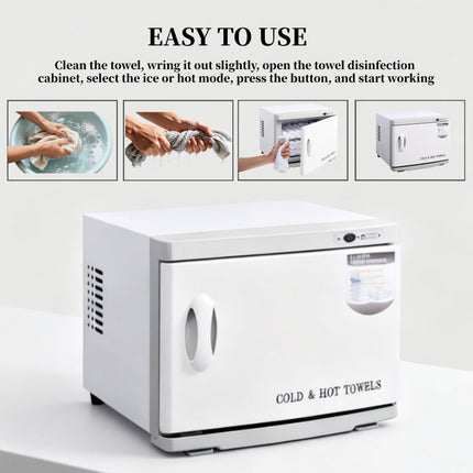 UV Towel Steriliser Cabinet Hot and Cold Function for Salon Spa Barbershop