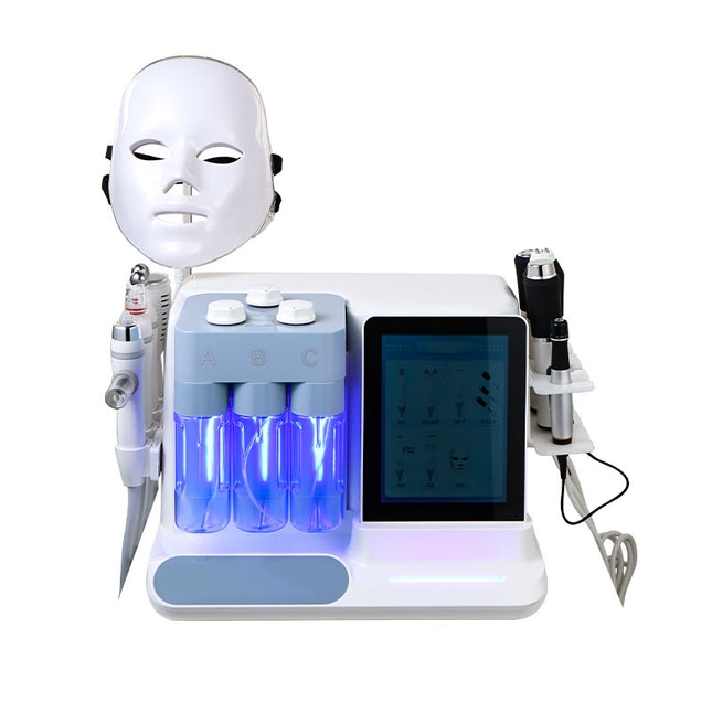 7-in-1 RF Facial Skin Care Machine with LED Mask and Cryorelaxation
