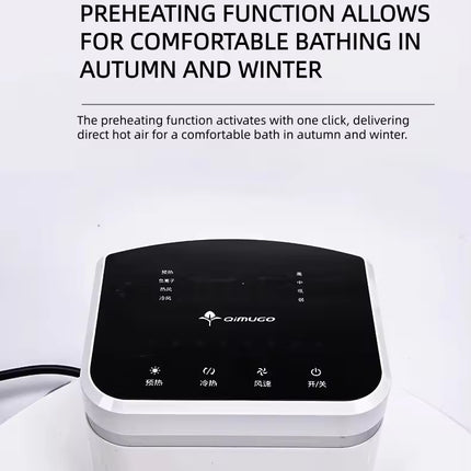 1500W Waterproof Full Body Dryer with LED Touch Control and 4 Air Speeds