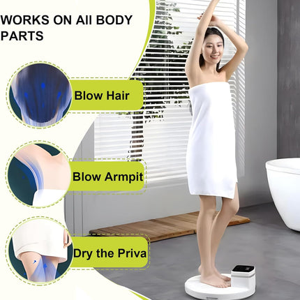 Smart Full Body Dryer 2500W Wall Mounted with Timer & Negative Ion Technology