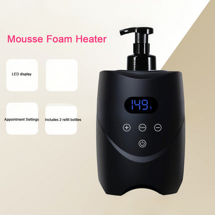 Professional Hot Lather Machine for Shaving Foam 120W Large Capacity Barber Salon Use