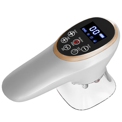 Cordless Electric Cupping Body Massager with EMS Microcurrent & Heating