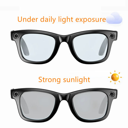 AI Smart Glasses with Bluetooth 5.4, 4GB Memory & IP65 Waterproof, 6-7H Music/Call