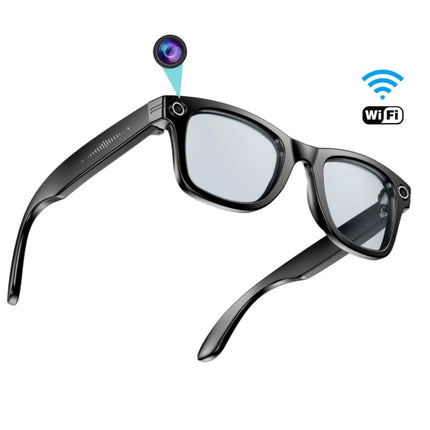 AI Smart Glasses with Bluetooth 5.4, 4GB Memory & IP65 Waterproof, 6-7H Music/Call