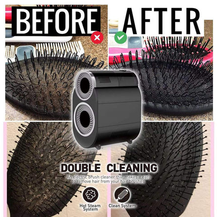Portable Electric Hair Brush Cleaning Machine for Salon and Home Use