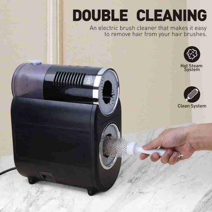 Portable Electric Hair Brush Cleaning Machine for Salon and Home Use