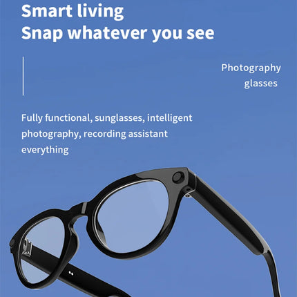 Portable Bluetooth AI Glasses with 4G Memory and IP65 Waterproof Design