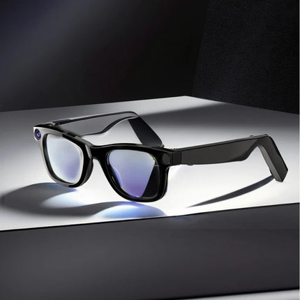 Portable AI Glasses with Bluetooth 5.4, 32GB Storage, Long Battery Life & Waterproof Design
