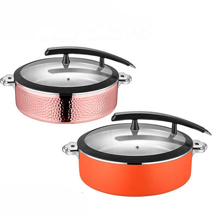 32cm Large Soup Pot with Lid, 3-Ply Stainless Steel Heavy-Duty Stockpot