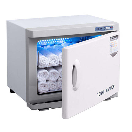 23L Electric UV Sterilizer Cabinet with Ozone Towel Warmer for Beauty Salon