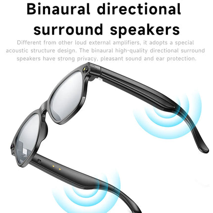 Wireless AI Smart Glasses with Bluetooth 5.4 and 6-7H Music/Call Time